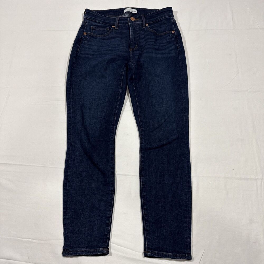 LOFT Curvy Skinny Crop Jeans size 2/26 Blue New W/out Tags